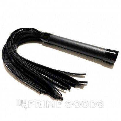 Плеть из эко-кожи чёрная от sex shop primegoods фото 2