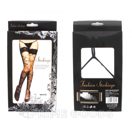 Чулки Black Net черные (XS-L) от sex shop primegoods фото 2