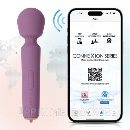 Интерактивный мини Wand вибратор Emma Neo розовый от SVAKOM от sex shop primegoods фото 2