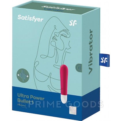 Мини-вибратор Satisfyer Ultra Power Bullet 1 красный от sex shop primegoods фото 3