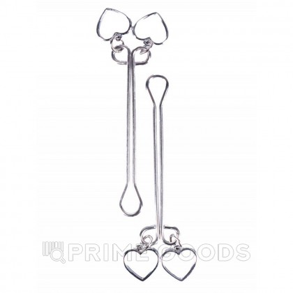 Зажимы на половые губы Hearts от sex shop primegoods