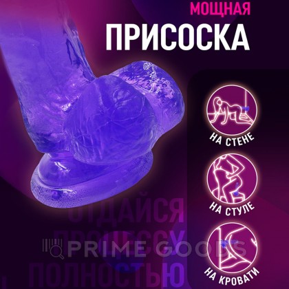 Фаллоимитатор на присоске My Extaz, фиолетовый, 14x3,5 см от sex shop primegoods фото 3