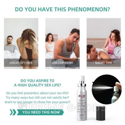 Спрей карманный для продления DryWell - натуральная формула, 5 мл. от sex shop primegoods фото 5