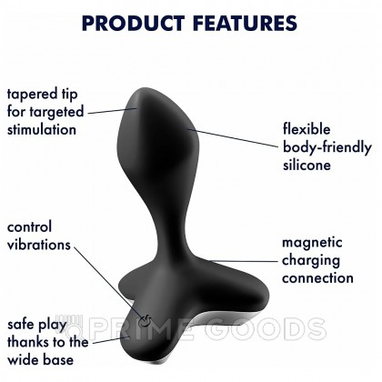 Анальная пробка Satisfyer Game Changer черная от sex shop primegoods фото 5