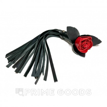Плеть красная роза с кожаными хвостами от sex shop primegoods фото 3