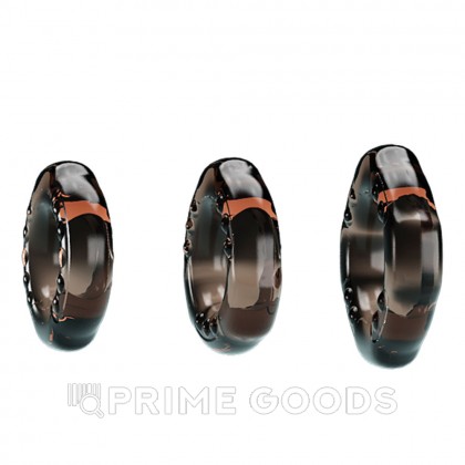 Набор эрекционных колец Baile Cock rings, 3 шт от sex shop primegoods фото 3