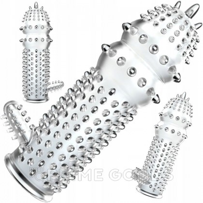 Насадка - удлинитель пениса прозрачная от sex shop primegoods