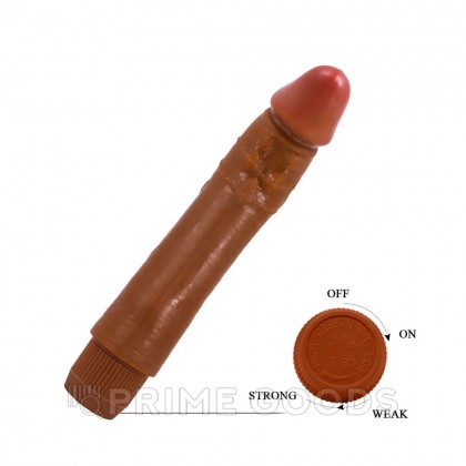 Реалистичный вибратор Dybbuk мультискоростной, 24 см от sex shop primegoods фото 4