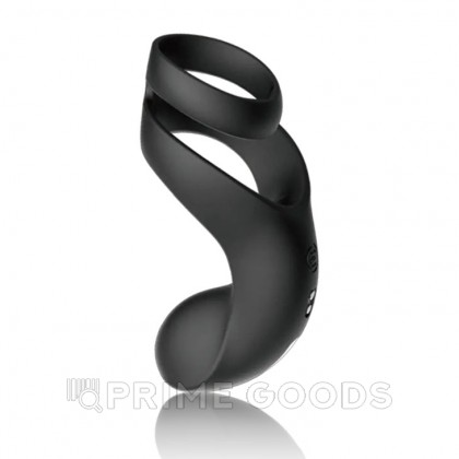 Вибростимулятор мошонки и промежности Benedict с двойным кольцом BENEDICT от sex shop primegoods