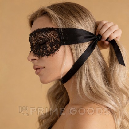 Кружевная маска с ресничками (Base) (One Size) от sex shop primegoods фото 2