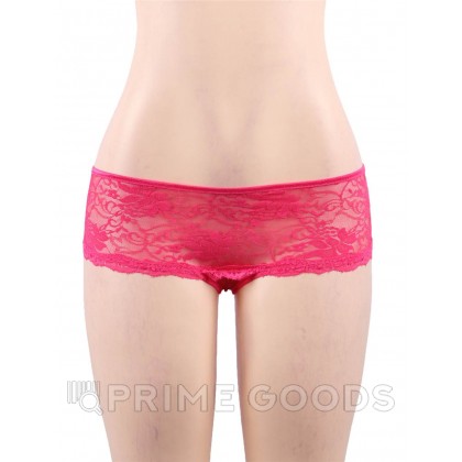 Трусики на завязках с доступом, розовые, M-L от sex shop primegoods фото 5