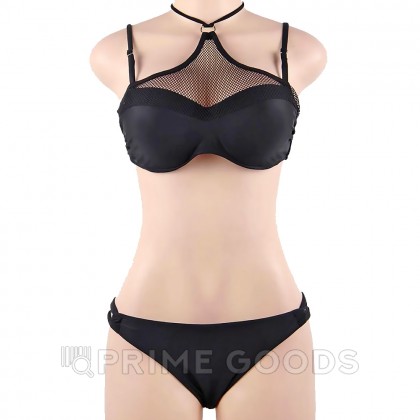 Купальник с завязками на шее Mesh Black (XL) от sex shop primegoods фото 2
