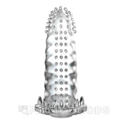 Насадка на член, прозрачная (13×4,5 см) от sex shop primegoods фото 3