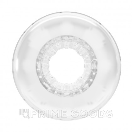 Мастурбатор с текстурированным каналом Crystle прозрачный от sex shop primegoods фото 4