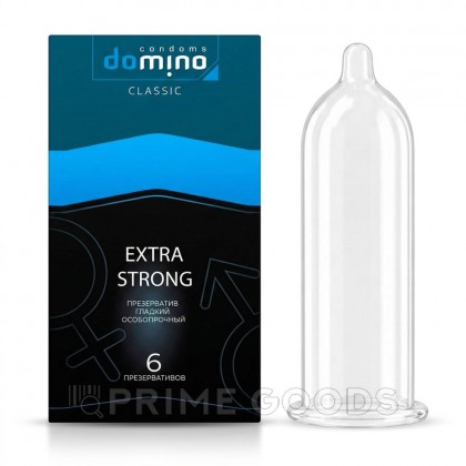 Презервативы DOMINO CLASSIC Extra Strong, особопрочные, 6 шт от sex shop primegoods