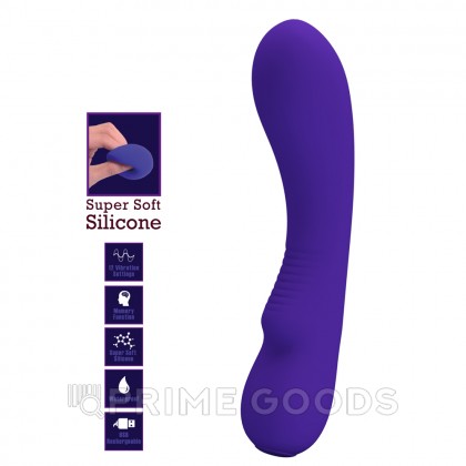 Вибратор Matt Super Soft (19 см) фиолетовый от sex shop primegoods фото 2