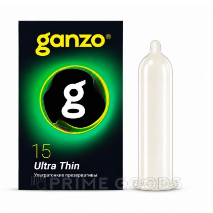 Презервативы GANZO Ultra Thin, ультратонкие, 15 шт от sex shop primegoods
