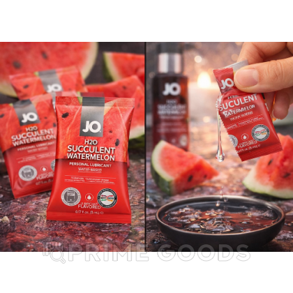 Лубрикант JO Watermelon с ароматом арбуза, 5 мл от sex shop primegoods фото 2