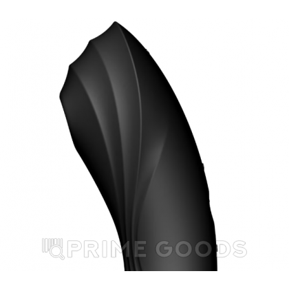 Вакуумный стимулятор с вибрацией Satisfyer Curvy Trinity 4 черный от sex shop primegoods фото 5