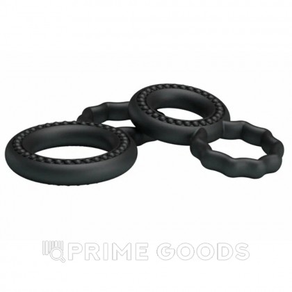 Комплект двойных эрекционных колец Ring power 2 шт. от sex shop primegoods фото 4
