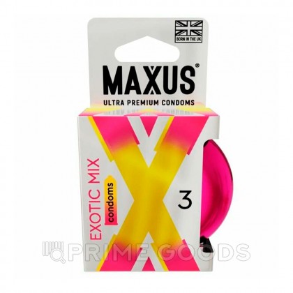 Презервативы MAXUS X-Edition Exotic Mix, ароматические, 3 шт от sex shop primegoods