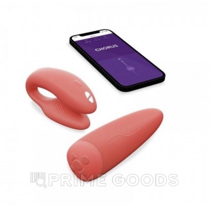 WE-VIBE Chorus Вибратор для пар коралловый от sex shop primegoods фото 10