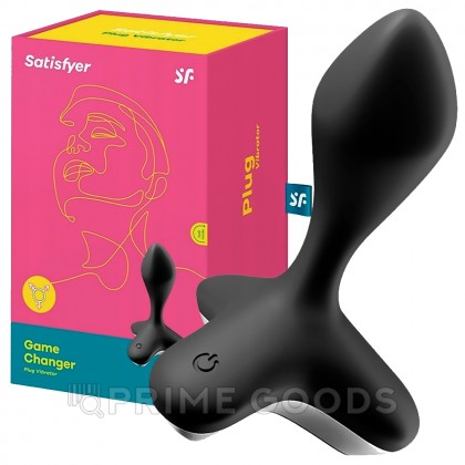 Анальная пробка Satisfyer Game Changer черная от sex shop primegoods фото 2