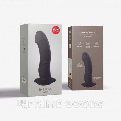 Фаллоимитатор Fun Factory The Boss (18×4 см), черный от sex shop primegoods фото 2
