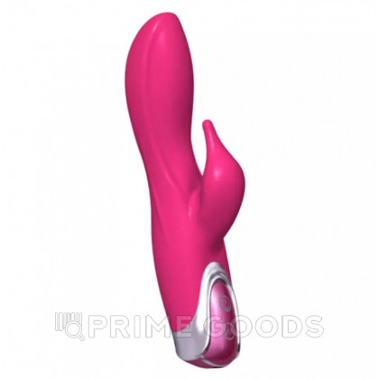 Вибратор с клиторальным стимулятором розовый от sex shop primegoods фото 9