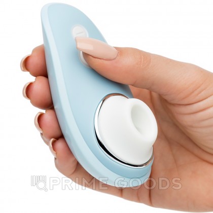Стимулятор клитора бесконтактный Womanizer Liberty, голубой от sex shop primegoods фото 6