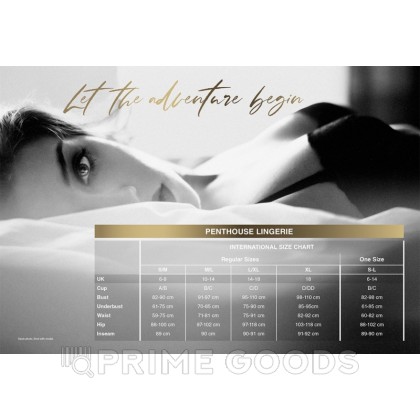 Боди-комбинезон с доступом в сетку Penthouse Under arrest черная, S-L от sex shop primegoods фото 4