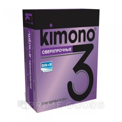 ПРЕЗЕРВАТИВЫ KIMONO (сверхпрочные) 3 шт. от sex shop primegoods