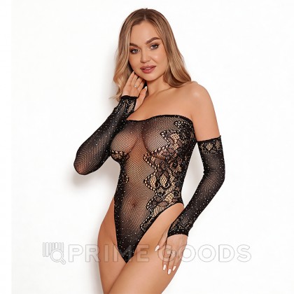 Боди ажурный Amor EL Lara со стразами, S/L от sex shop primegoods