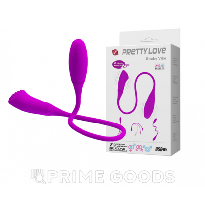 Двусторонний вибратор Pretty love перезаряжаемый от sex shop primegoods фото 9