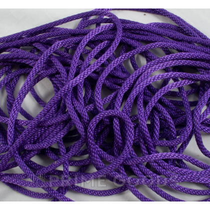 Нейлоновая веревка для шибари, на катушке, фиолетовая, 10 м от sex shop primegoods фото 2