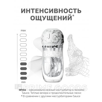 Мастурбатор Sauce White от sex shop primegoods фото 4