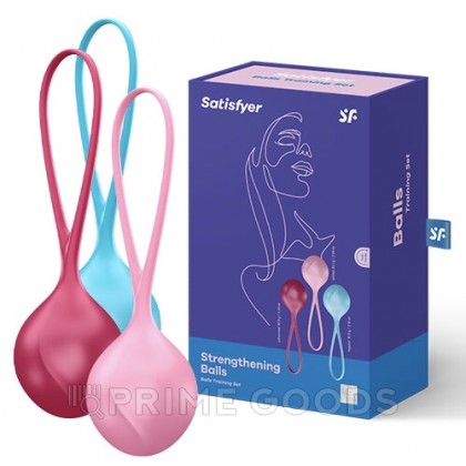 Вагинальные шарики Satisfyer Strengthening Balls (набор из 3 шт.) от sex shop primegoods фото 7