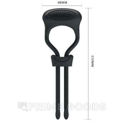 Эрекционное кольцо с фиксацией и вибрацией Curitis от sex shop primegoods фото 2