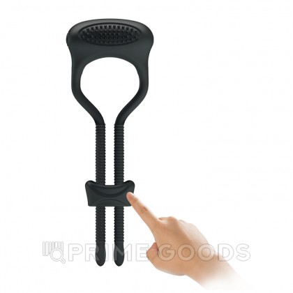 Эрекционное кольцо с фиксацией и вибрацией Curitis от sex shop primegoods фото 5