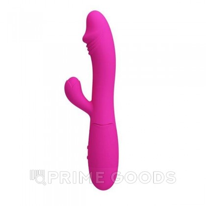 Ярко-розовый вибратор кролик Snappy от sex shop primegoods