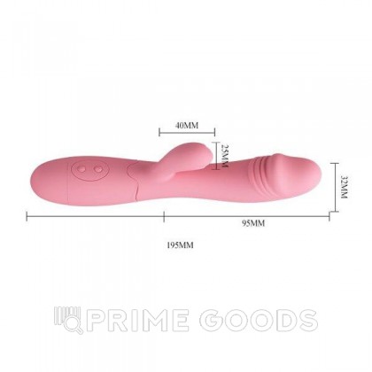 Нежно-розовый вибратор кролик Snappy от sex shop primegoods фото 9