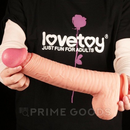 Фаллоимитатор Lovetoy Гигант (30,5×5,3 см) с двойной плотностью от sex shop primegoods фото 8