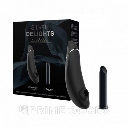 Набор Womanizer Premium + WE-VIBE Tango серебряный от sex shop primegoods