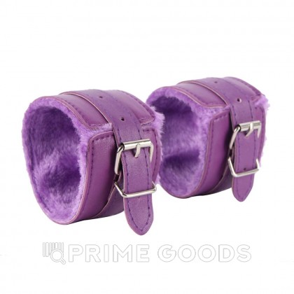 Наручники на меху SM Bondage Purple от sex shop primegoods фото 2