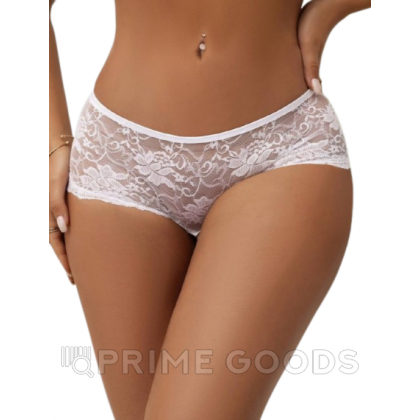Трусики на завязках с доступом, белые, XS-S от sex shop primegoods