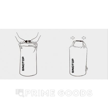 Водонепроницаемый рюкзак Sinotop Dry Bag 10L. (Синий) от sex shop primegoods фото 3