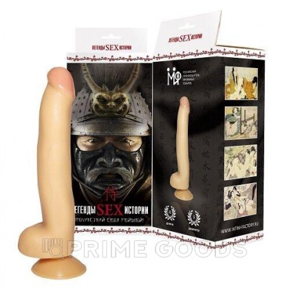 Реалистичный фаллоимитатор Джага-Джага Самурай, 25×5 см от sex shop primegoods