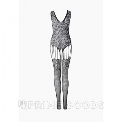 Боди-комбинезон кружевной черный с чулками (Impulse) (S-L) от sex shop primegoods фото 2