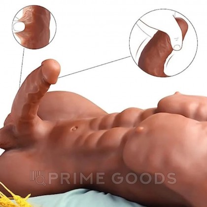 Спортивное мужское тело с фаллоимитатором (8,5 кг.) от sex shop primegoods фото 11