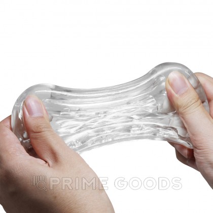 Мастурбатор с текстурированным каналом Cory прозрачный от sex shop primegoods фото 7